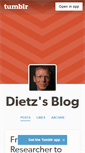Mobile Screenshot of blog.dietzen.com